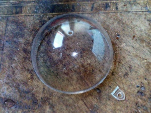 semisfera con buco 6 cm