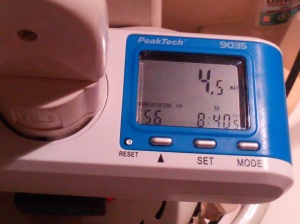 test wattmetro cosfimetro 1 lampada