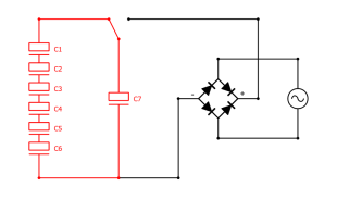 circuito condensatori e switch_a